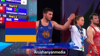 🇦🇲🆚️🇹🇯/ Սերգեյ Սարգսյանը 11։0 հաշվով ջախջախեց տաջիկ մրցակցին և դարձավ ԱՊՀ խաղերի 🥉մեդալակիր #armenia