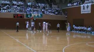 2009バスケットボールインターハイ京都準決勝、山城 vs 洛南 1