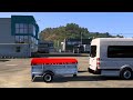 Long Distance Taxi Sprinter with luggage Trailer - Taxi Game