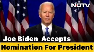 Biden Accepts Democratic Nomination, Vows To End "Season Of Darkness"