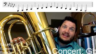 Tuba Basic Scales: Gb
