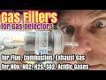 Gas Filters for Gas Detectors (NO2, H2S, SO2, NOx Demo)