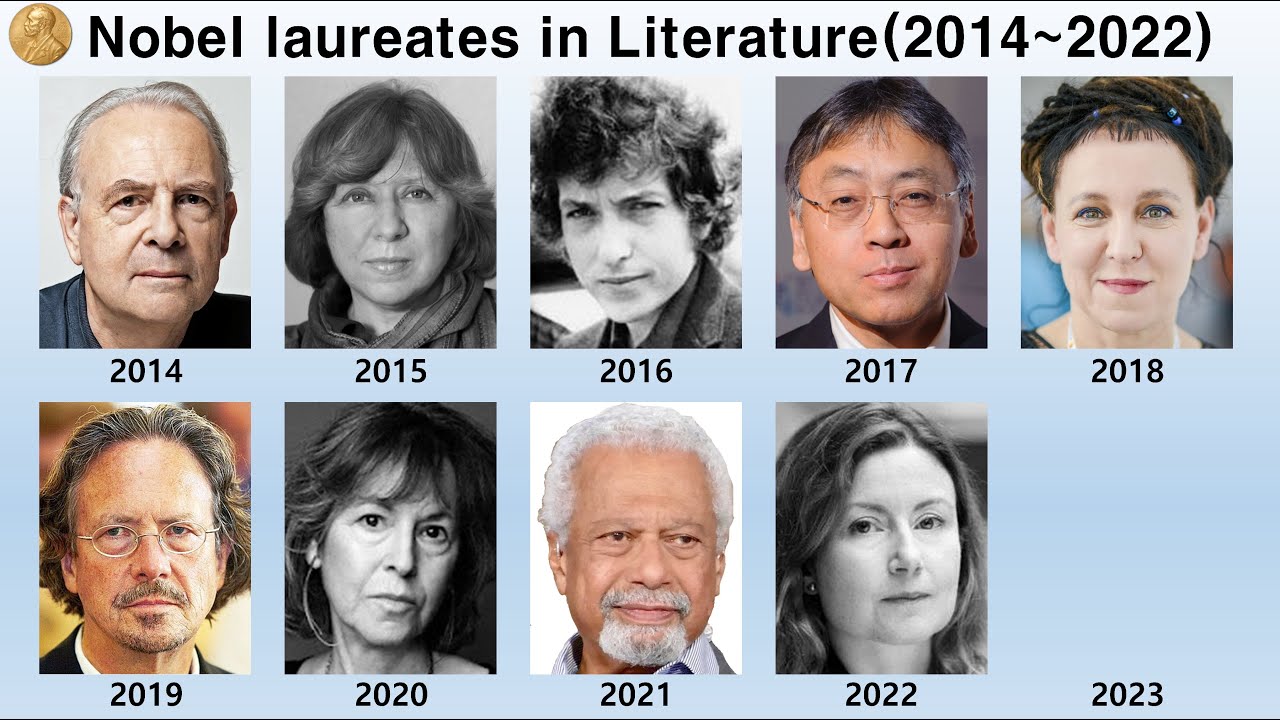 Nobel Laureates In Literature 12 (2014~2022) - YouTube