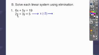 Solving Linear Systems by with Multiplication (Part 1) - Section 7.4
