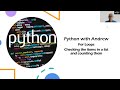 Python For Loop 5 - Checking items in a list