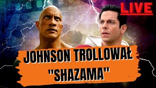 🔴 Dwayne Johnson trollował "Shazama", "Zawrót głowy" otrzyma remake | LIVE
