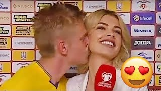 Top 5 Hottest & Beautiful Football Kisses