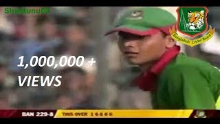 Mashrafe Mortaza hit 25 Runs in 5 Consecutive  Balls [ 6 6 6 6 1 ]