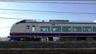 特急しらゆき2号新井行きE653系H201編成信越本線上り52M