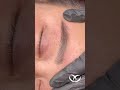 眉アート ナノヘアーストロークで自然眉　 shorts eyebrows アートメイク眉