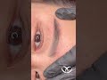 眉アート ナノヘアーストロークで自然眉　 shorts eyebrows アートメイク眉