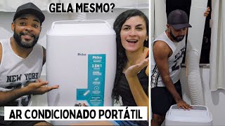 COMPRAMOS UM AR CONDICIONADO PORTÁTIL! Dá pra usar em vários cômodos 😱 Quanto custou?