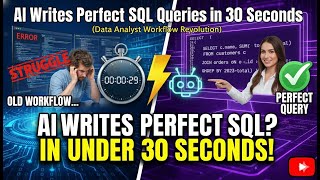 AI Write Perfect SQL Queries in 30 Seconds (Data Analyst Workflow Revolution)
