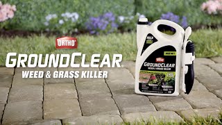 Kill Weeds and Grass in Your Sidewalk and Driveway Using Ortho® GroundClear® Weed \u0026 Grass Killer