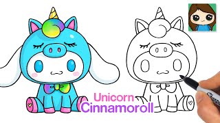 How to Draw Unicorn Cinnamoroll | Sanrio
