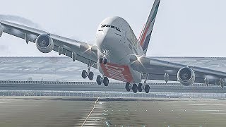 Planes vs Crosswind Landings - X-Plane 11