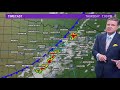 DFW Weather | Rain, thunderstorms hitting North Texas Thursday evening in 14 day forecast