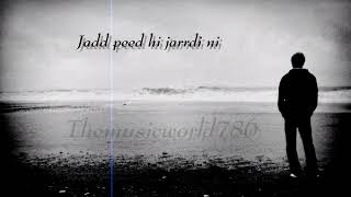 Promise by Sabi Bhinder(Lofi remix) / Lyrical video/Punjabi song/The Music World/