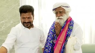 Sadhguru Meets CM Revanth Reddy For Inviting Maha Shiva Ratri Event In Isha Foundation | DC