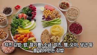 한국의 김밥에 대해 알아보기