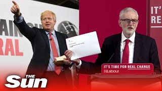 Boris Johnson rejects Jeremy Corbyn’s ‘secret document’ and vows ‘no checks’ on goods going to NI
