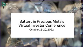 Avalon Advanced Materials Inc. (OTCQB: AVLNF | TSX: AVL): Virtual Investor Conferences