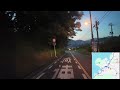 早朝の因島重井町のまちなみ（広島県尾道市）