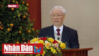 Tổng Bí thư Nguyễn Phú Trọng chúc Tết các lãnh đạo, nguyên lãnh đạo Đảng, Nhà nước