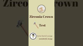 Zirconia Crown 🦷 Hammer 🔨 Test