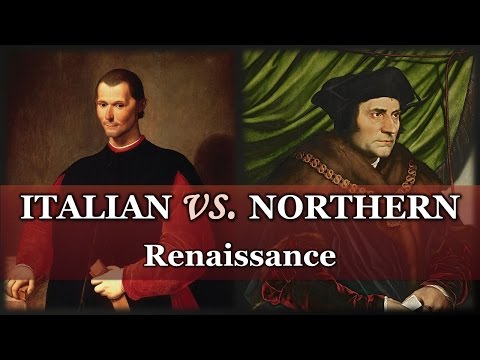 What is the difference between Northern humanism and Italian humanism?