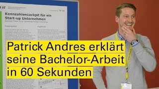 Patrick Andres erklärt seine Bachelorarbeit in 60 Sekunden