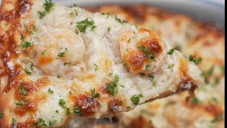 Shrimp Scampi Pizza Recipe! #shorts