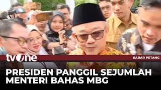 Presiden Prabowo Panggil Sejumlah Menteri, Bahas Program MBG | Kabar Petang tvOne