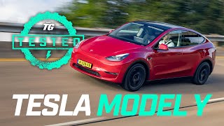 Tesla Model Y 2022 Review: 0-60mph, ride, handling, tech, charging & range | Top Gear Tested