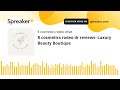 R cosmetics rodeo dr reviews- Luxury Beauty Boutique