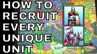 How to recruit every Unique Unit - Knights of Honor 2