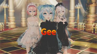 【MMD KPOP】Girls' Generation 少女時代／Gee - Miku,Haku \u0026 Luka【4K/60fps】