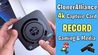 CLONERALLIANCE UHD PRO: 4K Resolution Capture Card for Stunning Gaming Footage