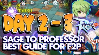 RAGNAROK M CLASSIC | BEST F2P SORCERER GUIDE | The Ultimate F2p Leveling Guide for Day 2 and 3