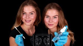 ASMR Twin Ear Cleaning.  Tingles Extreme