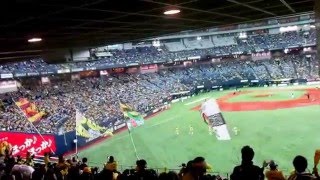 20160326　阪神vs中日　阪神試合前スタメン1-9