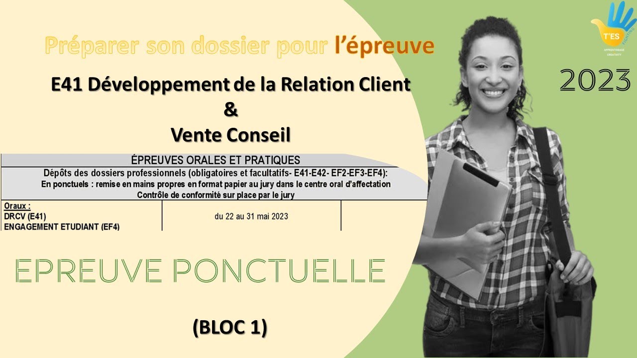 T'ES BTS MCO DOSSIER PROFESSIONNEL BLOC 1 E41 - YouTube