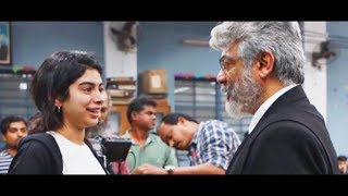 Sridevi daughter Khushi Kapoor met Ajith on Ner Konda Paarvai Shooting Spot | Hot Tamil Cinema News