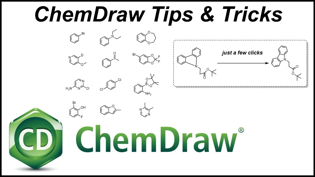 Chemdraw Tips Tricks Youtube