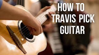 Learn This EASY Travis Picking Pattern - Beginner Fingerstyle