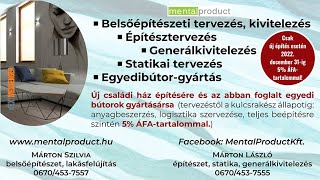 Generálkivitelezés, lakásfelújítás, építésztervezés, bútorgyártás