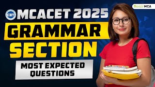 MAH MCACET 2025: Most Expected Questions From Grammar | English Section Preparation Strategy