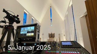 5. Januar 2024: Livestream aus der Kapelle des Limburger Bischofshauses