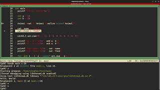 Simple command line debugging with GDB