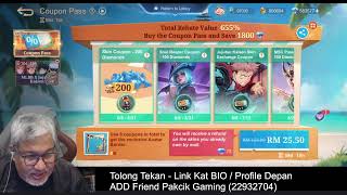 Moment Pakcik Gaming LIVE Streaming Mobile Legends Bang Bang Esport Gameplay 2024 M6 Malaysia MLBB